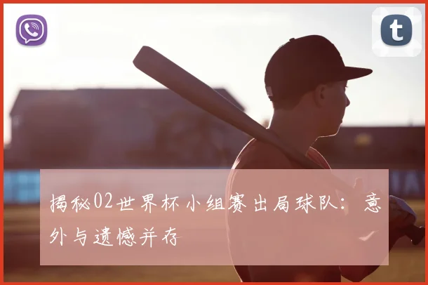 揭秘02世界杯小组赛出局球队：意外与遗憾并存